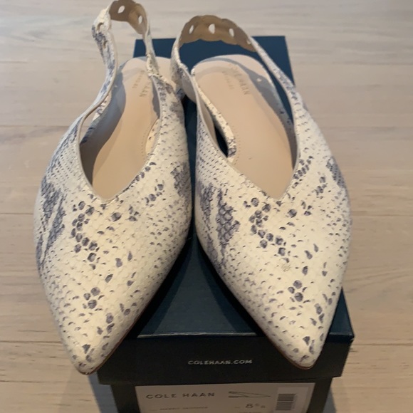 Cole Haan Merrit Skimmer sling back flats 8.5B - Picture 7 of 8